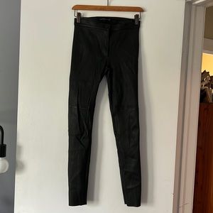 Zara faux leather pant